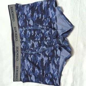 men's boxer briefs, large, blue, pre-owned